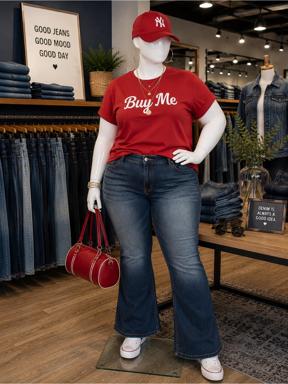Seven7 Dark Blue Boot Cut Jeans flare SMOKE FREE